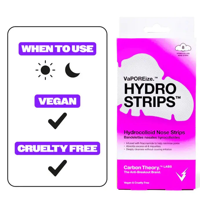 Carbon Theory VaPOREise Niacinamide Hydro Strips