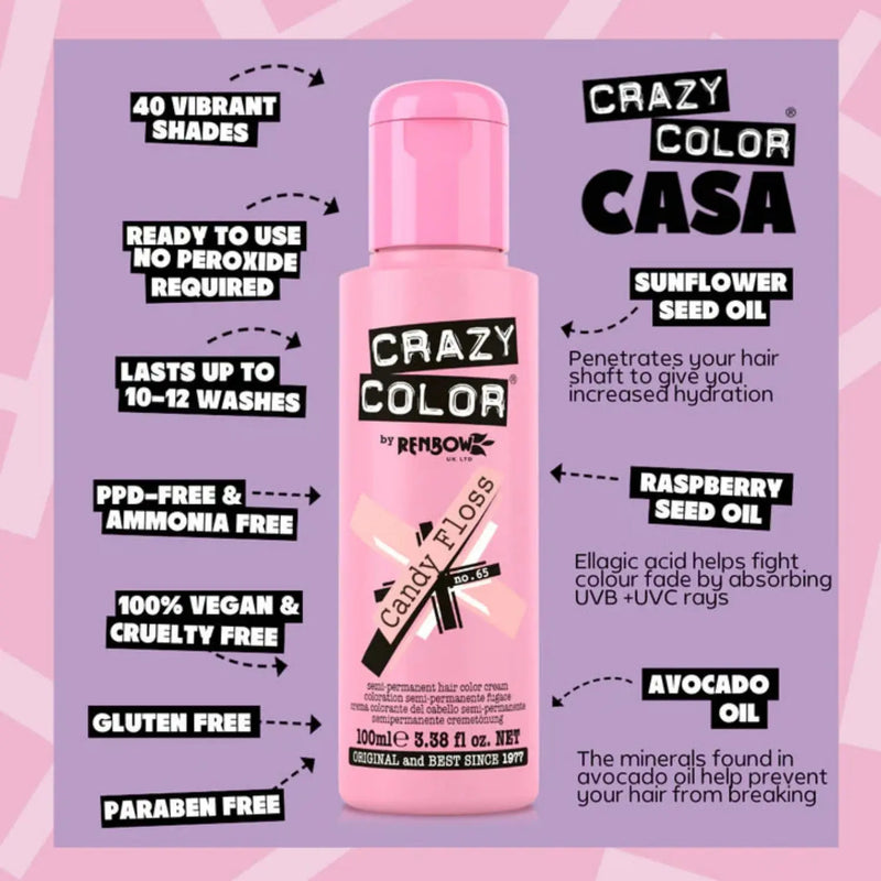 Crazy Color 65 Candy Floss