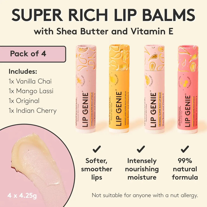 Delhicious Lip Genie 4 Pack