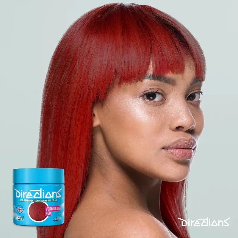 Directions Color #Vermillion Red