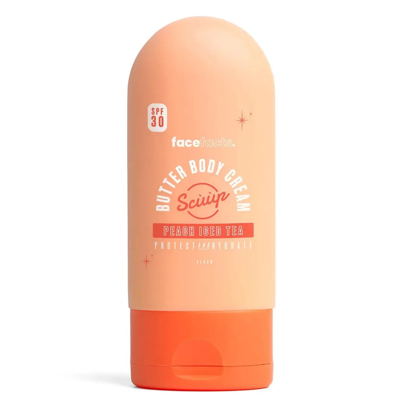 Face Facts Scuup Peach Iced Tea SPF30 Butter Body Cream