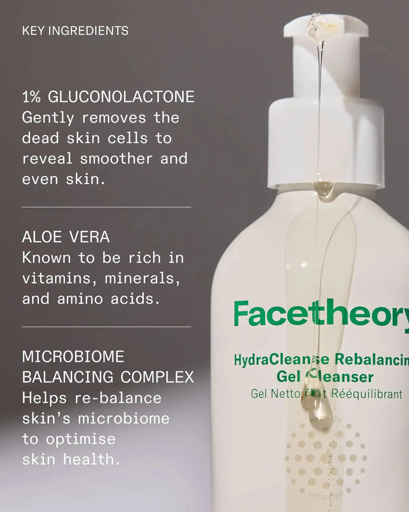 Facetheory HydraCleanse Rebalancing Gel Cleanser Unscented