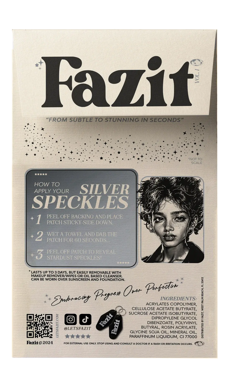 Fazit Make Up Patches Silver Glitter Freckles