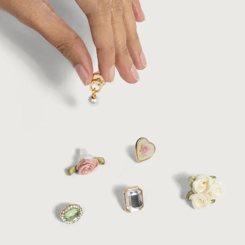 Kitsch Kitschpop Charms 6pc Set Vintage Ivory