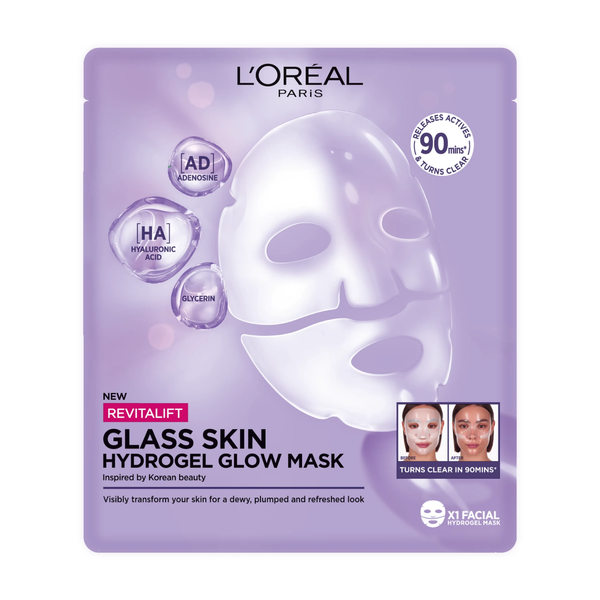 L'Oréal Paris Revitalift Filler Glass Skin Hydrogel Glow Mask