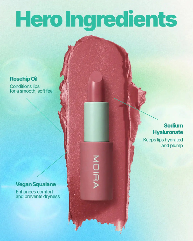 Moira Angel Satin Lipstick 003 Soft Wing