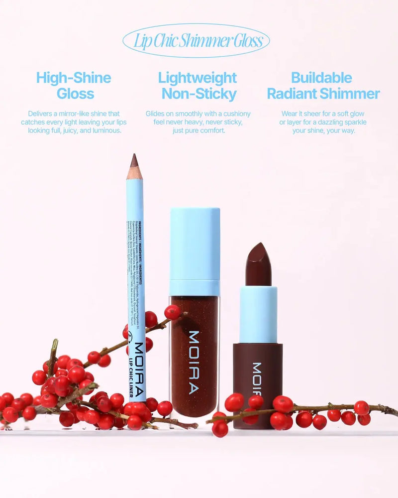 Moira Lip Chic Shimmer Gloss 005 Sassy