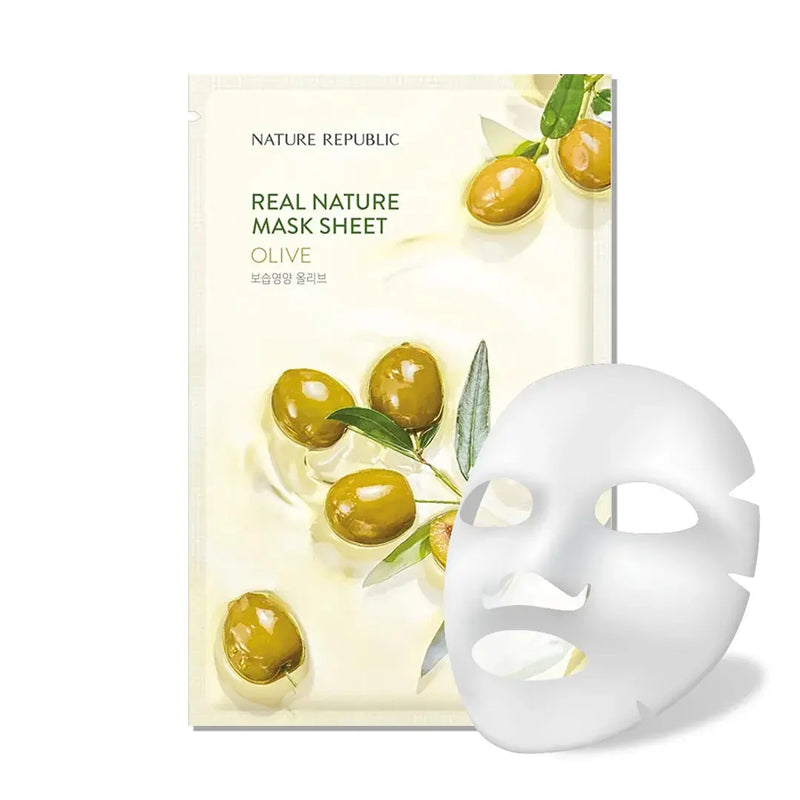 Nature Republic Real Nature Sheet Mask Olive