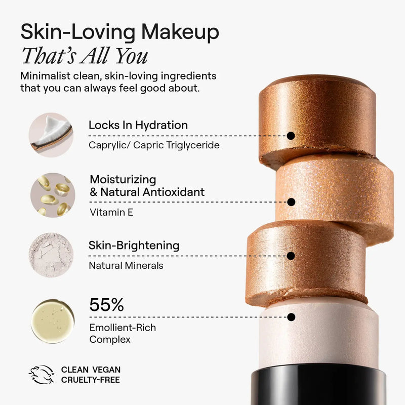 Nudestix Nudies Glow Highlighter Stick Illumi-Naughty