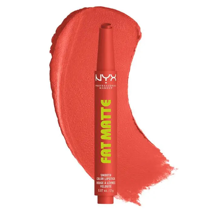 NYX Professional Makeup Fat Matte Smooth Color Lipstick Coral Cuddlin'