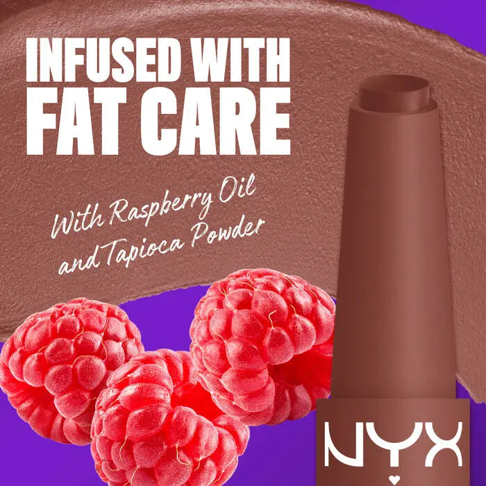 NYX Professional Makeup Fat Matte Smooth Color Lipstick Toasty Taupe