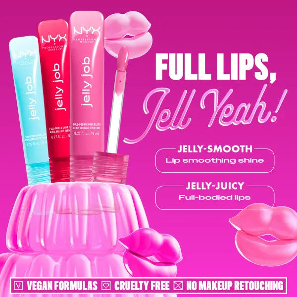 NYX Professional Makeup Jelly Job Lipgloss Cherry Jelly