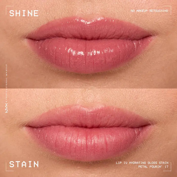NYX Professional Makeup Lip IV Hydrating Gloss Petal Pourin'