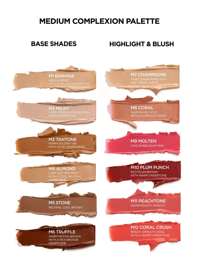 Sosu Cosmetics Complete Canvas Complexion Palette Medium