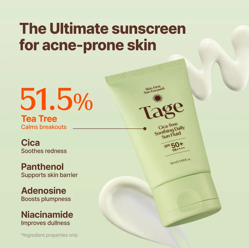Tage Cica-Tree Soothing Daily Sun Fluid