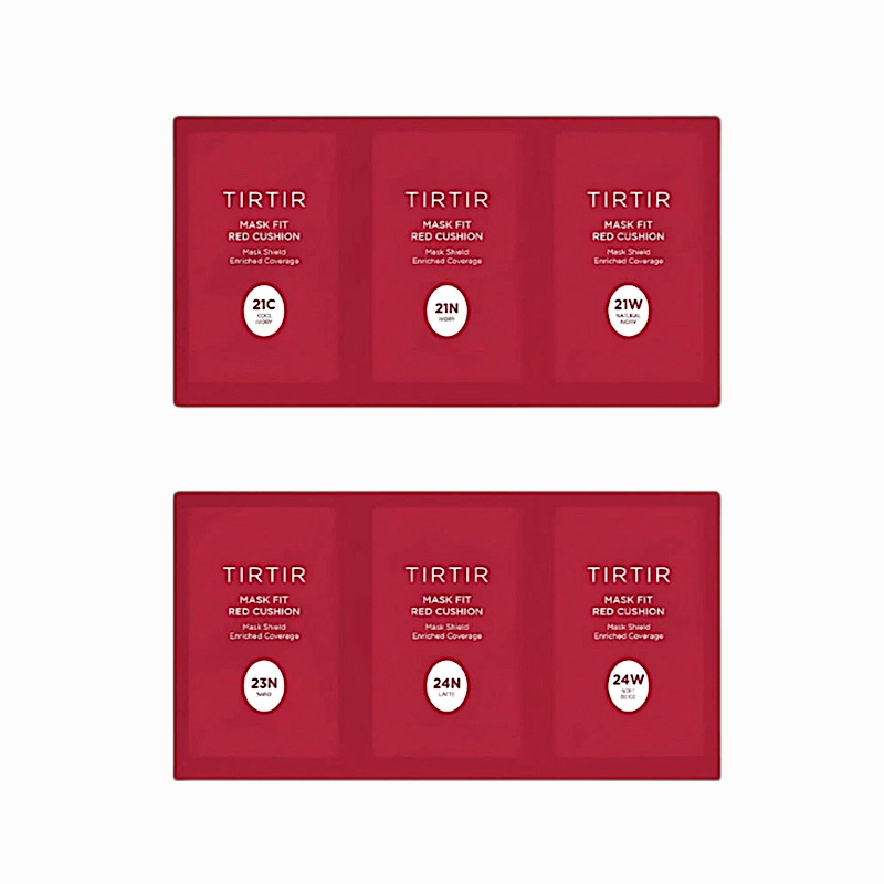 TIRTIR Mask Fit Red Cushion 6 Shade Trial Kit