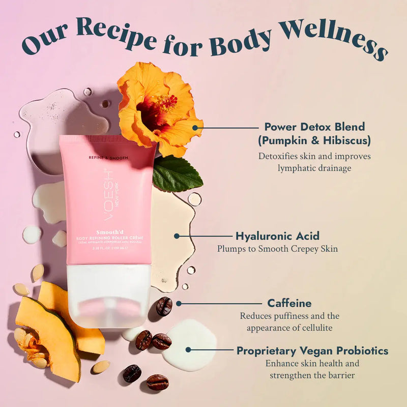 Voesh Smooth'd Body Refining Roller Cream