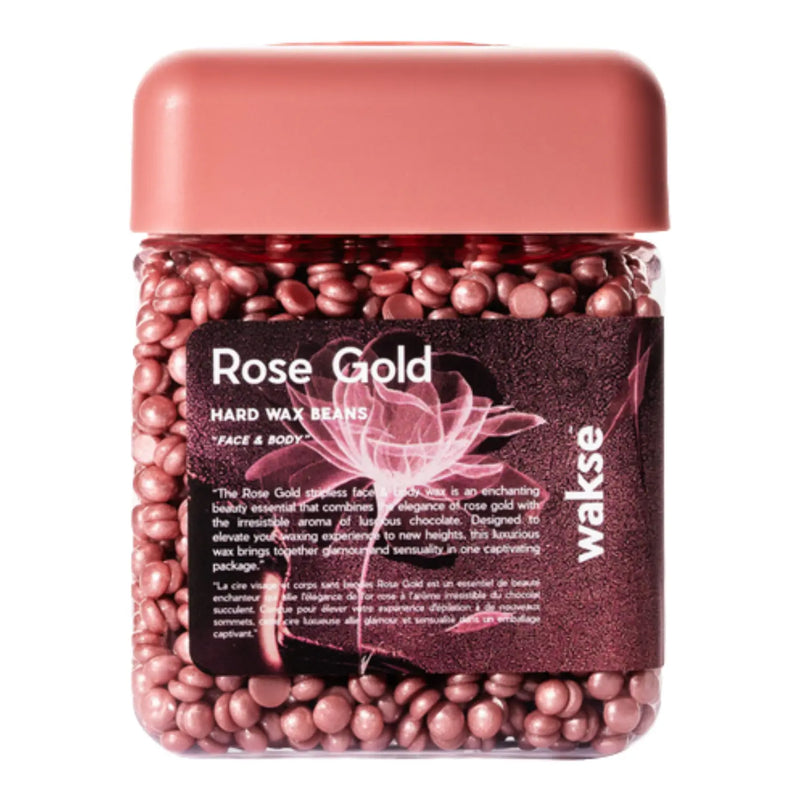 Wakse Hard Wax Beans Rose Gold Large