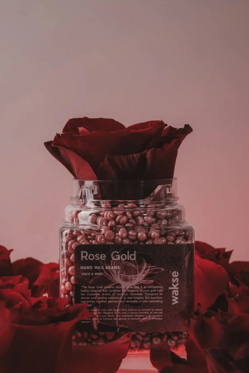 Wakse Hard Wax Beans Rose Gold Large