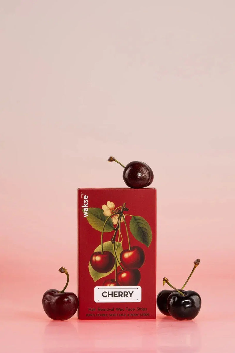 Wakse Match Box Facial Wax Strips Cherry