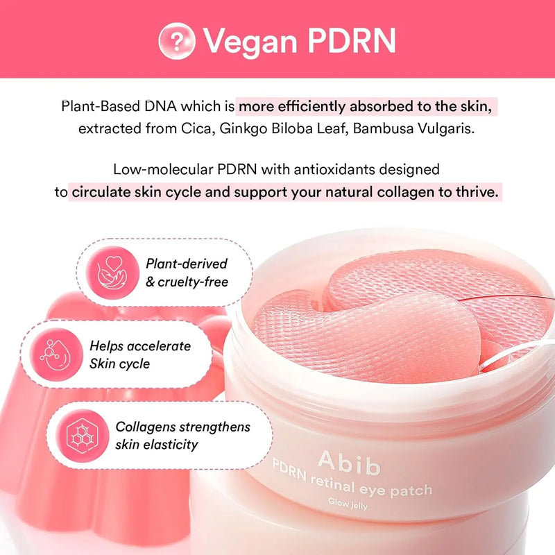 Abib PDRN Retinal Eye Patch Glow Jelly
