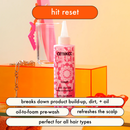 Amika Amika Reset Pink Charcoal Scalp Cleansing Oil