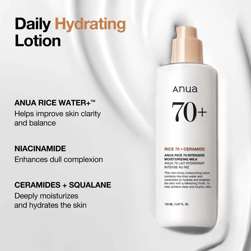 Anua Rice Glow Skincare Routine Set