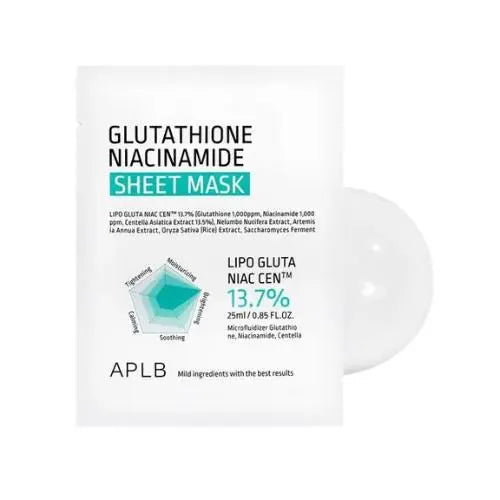 APLB Glutathione Niacinamide Sheet Mask