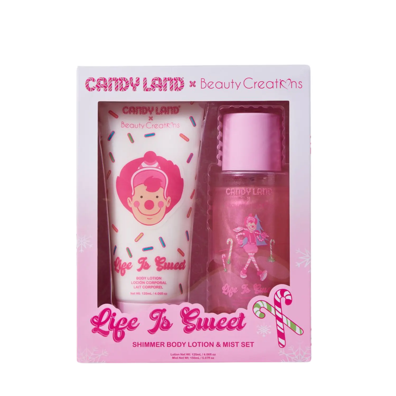 Beauty Creations Shimmer Body Lotion & Mist Set Life Is Sweet