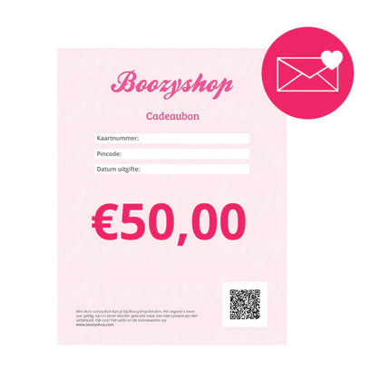 Boozyshop Digitale Cadeaubon