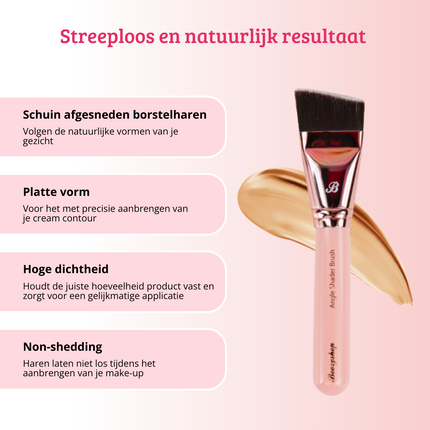 Boozyshop Pink & Rose Gold Angle Shader Brush