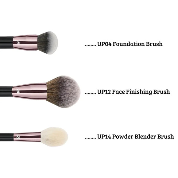 Boozyshop Ultimate Pro 3 pc Face Brush Set