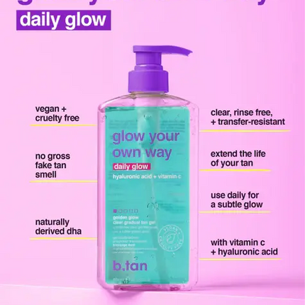 B.tan Your Own Way Daily Glow Gradual Self Tan Gel