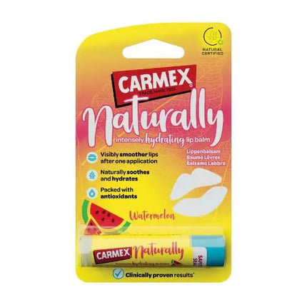 Carmex Moisturizing Lip Balm Naturally Watermelon