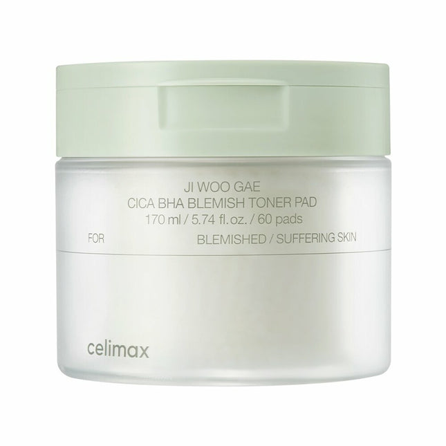 Celimax Ji Woo Gae Cica BHA Blemish Toner Pad