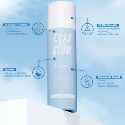 Clay And Glow BHA/AHA Exfoliant