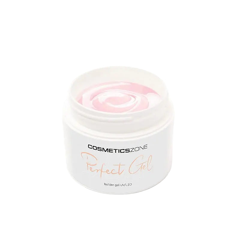 Cosmetics Zone Hypoallergenic UV/LED Builder Gel White Pink