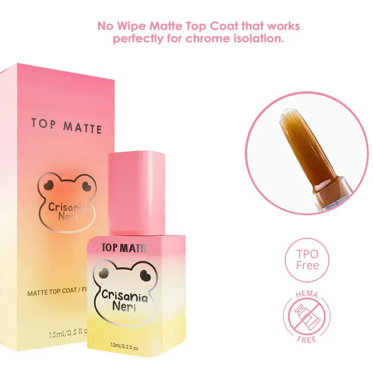 Crisania Neri No-Wipe Matte Top Coat