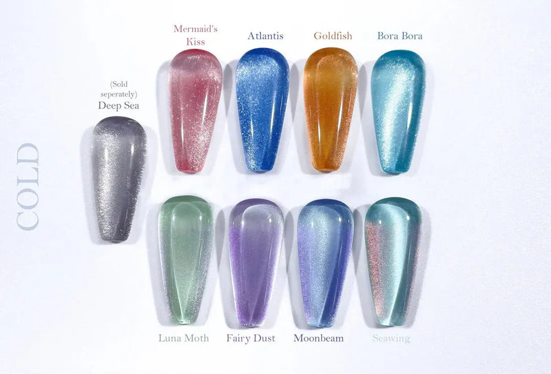 Crisania Neri Sea x Sky Magnetic Cat Eye Gel Polish Deep Sea