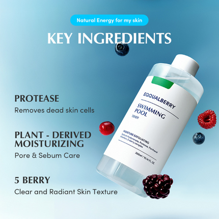 Eqqualberry Swimming Pool Daily Facial Toner