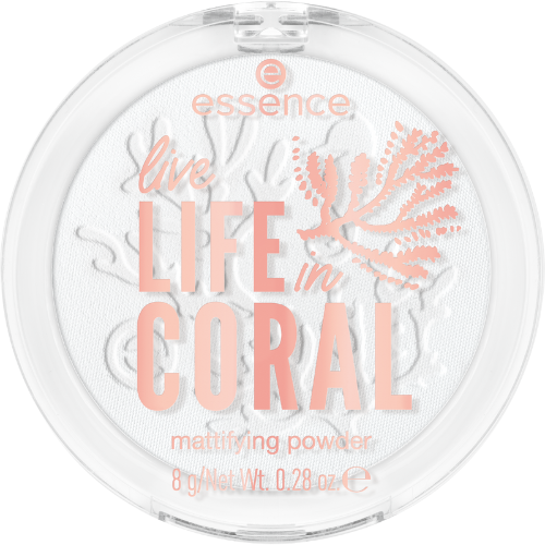 Essence Live LIFE in CORAL Mattifying Powder 01 Smilin' From Shore To Reef!