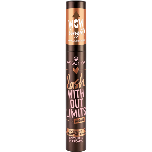 Essence Love It A Choco' Lot! lash Without Limits Brown Extreme Lenghtening & Volume Mascara 01 Chocolate Fixes Everything!