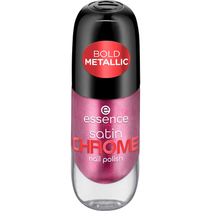 Essence Satin Chrome Nail Polish 03 Meta Maroon