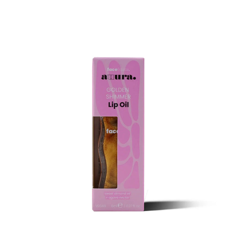 Face Facts Auura Lip Oil Golden Shimmer