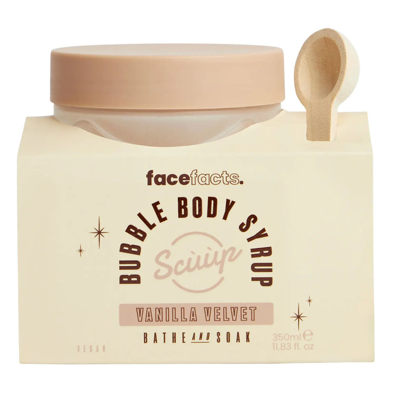Face Facts Scuup Bubble Body Syrup Vanilla Velvet