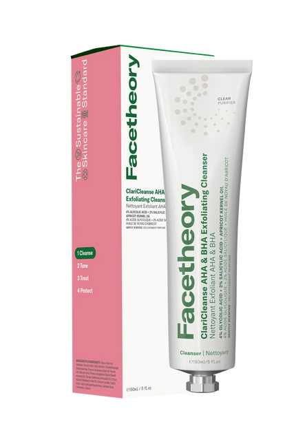 Facetheory ClariCleanse AHA & BHA Exfoliating Cleanser Gently Scented