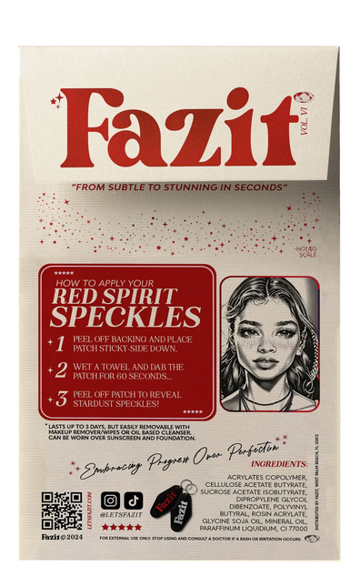 Fazit Make Up Patches Red Spirit Speckles