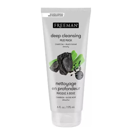 Freeman Mud Mask Charcoal and Black Sugar