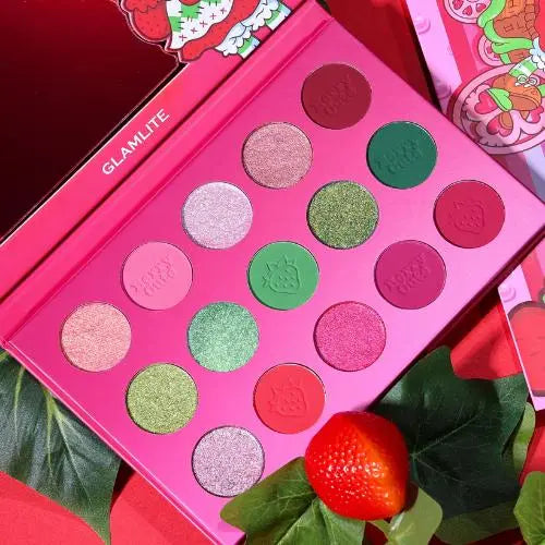 Glamlite x Strawberry Shortcake Eyeshadow Palette Berrylicious