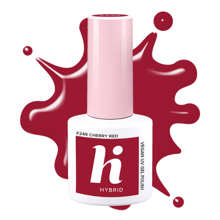 Hi Hybrid 249 Cherry Red UV Gel Polish